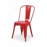 Barová židle PARIS inspirovaná TOLIX červená