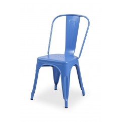 Barová židle PARIS inspirovaná TOLIX modrá