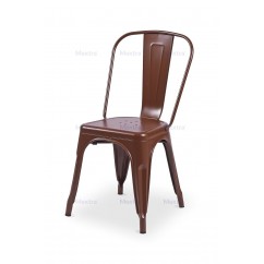 Barová židle PARIS inspirovaná TOLIX hnedá