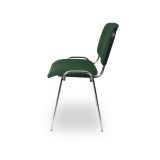 Konferenčná stolička ISO STANDARD CR T0505 zelená EKO-KOŽA