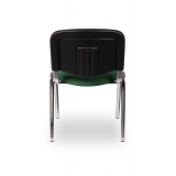 Konferenčná stolička ISO STANDARD CR T0505 zelená EKO-KOŽA