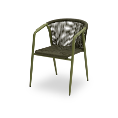 Technoratanová stolička LUIGI zelená