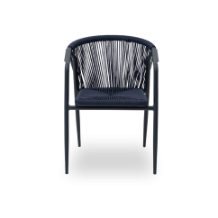 Technoratanová stolička LUIGI modrá