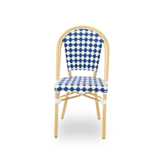 Technoratanová stolička MATTEO  modrá