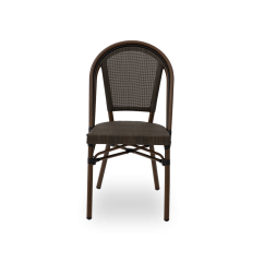 Technoratanová stolička MATTEO hnedá