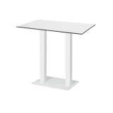 Stôl Do Pivných Záhrad ALFA BAR DUO biela HPL DOSKAMI