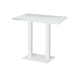 Bistro Stôl ALFA BAR DUO biela Dyhovany dosky