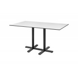 Bistro stôl CROSS DUO 120x69cm HPL