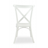 Svadobná stolička CROSS-BACK FIORINI Biela