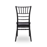 Svadobná stolička CHIAVARI TIFFANY čierna