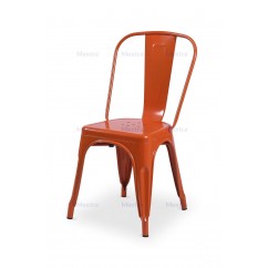 Barová židle PARIS inspirovaná TOLIX oranžový